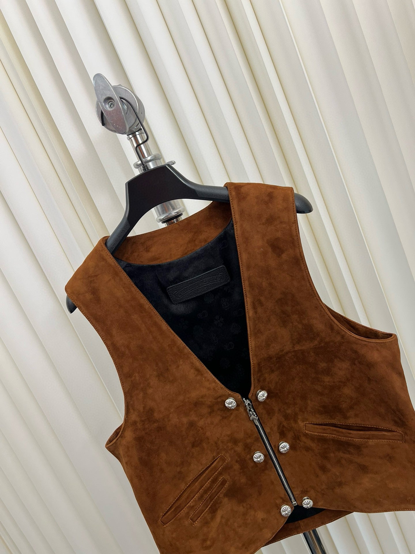 Brown and Black Vest