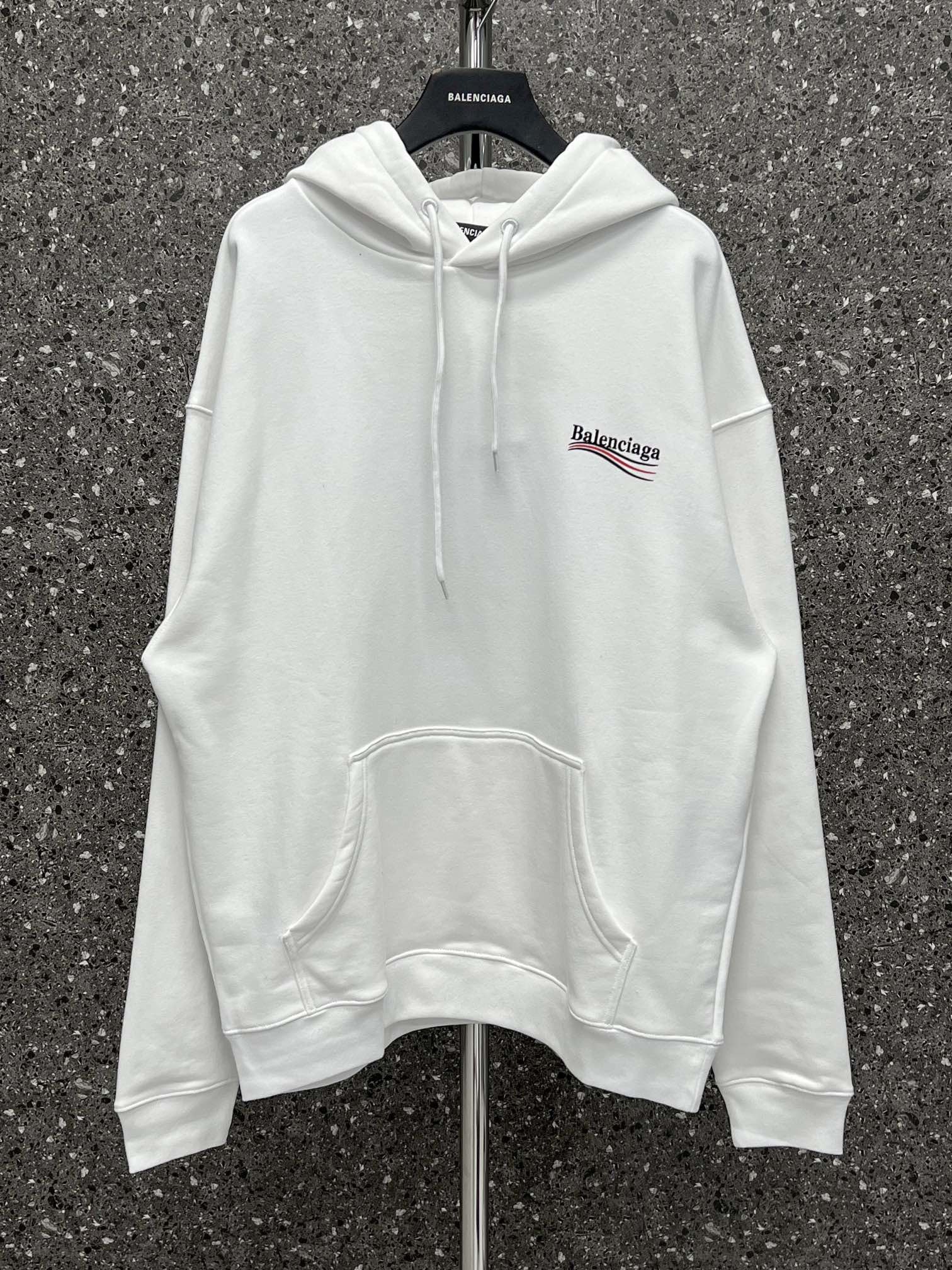 White and Black Hoodie