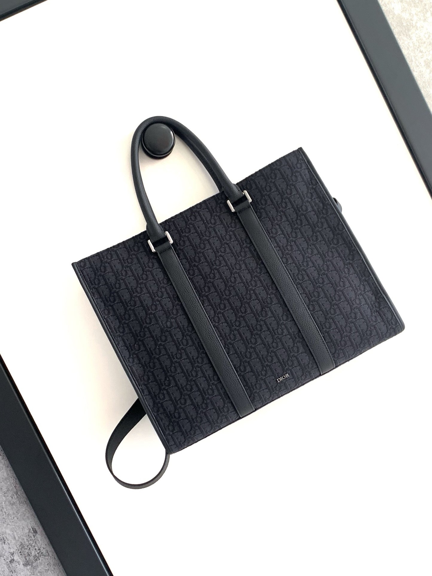 Apricot and Black Bag