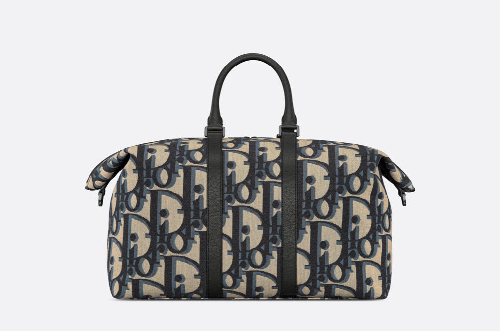 Blue and Black grey Bag