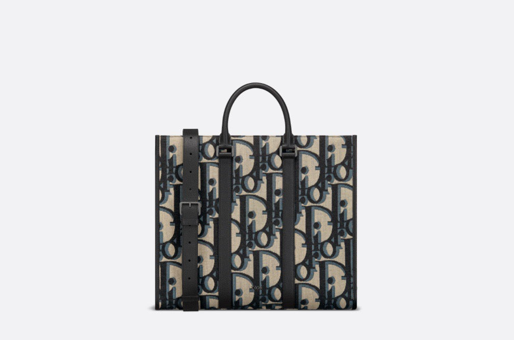 Blue and Black grey Bag