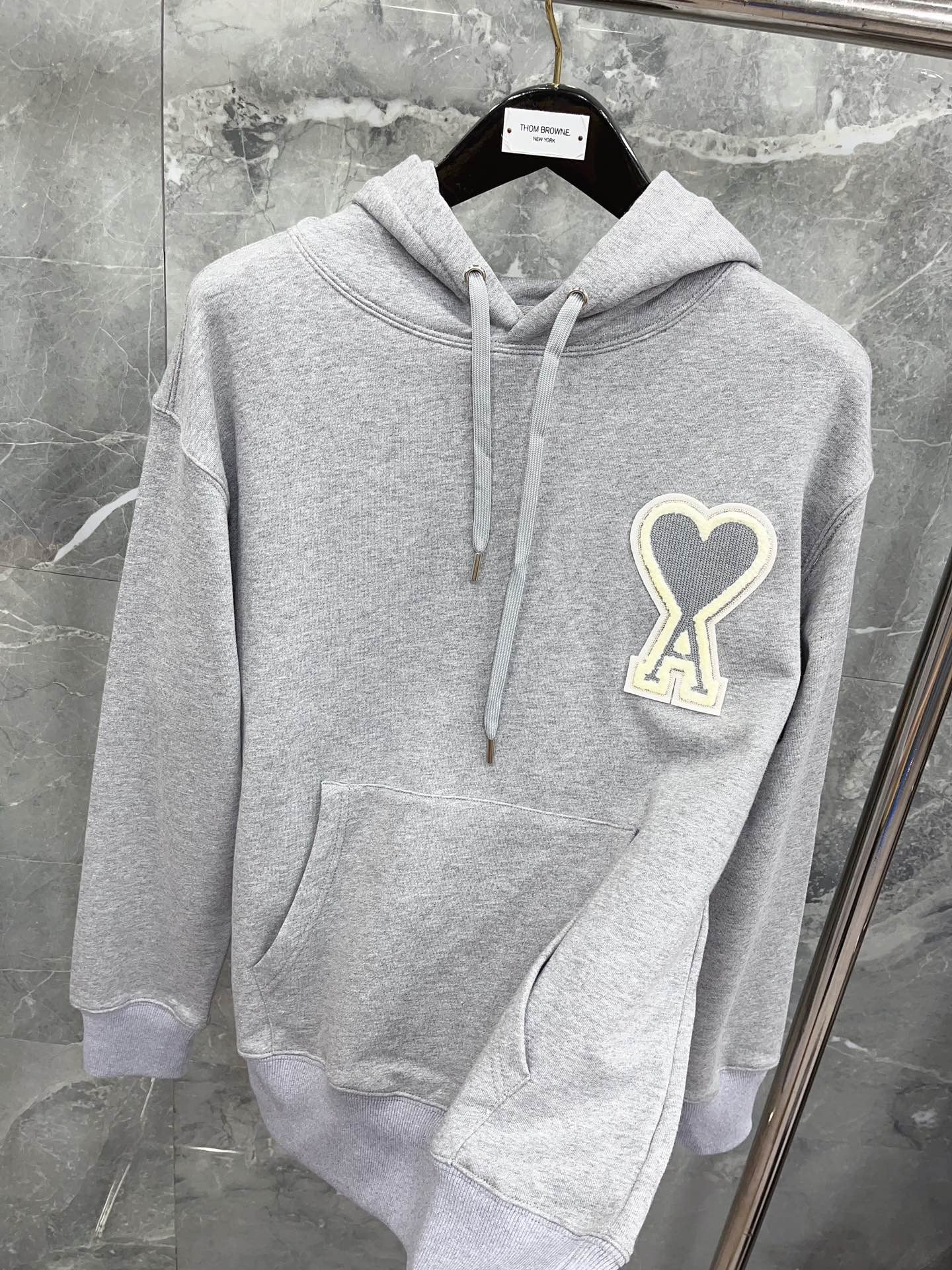 Black, Grey and White Hoodie