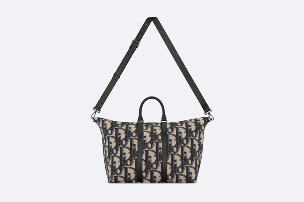 Blue and Black grey Bag