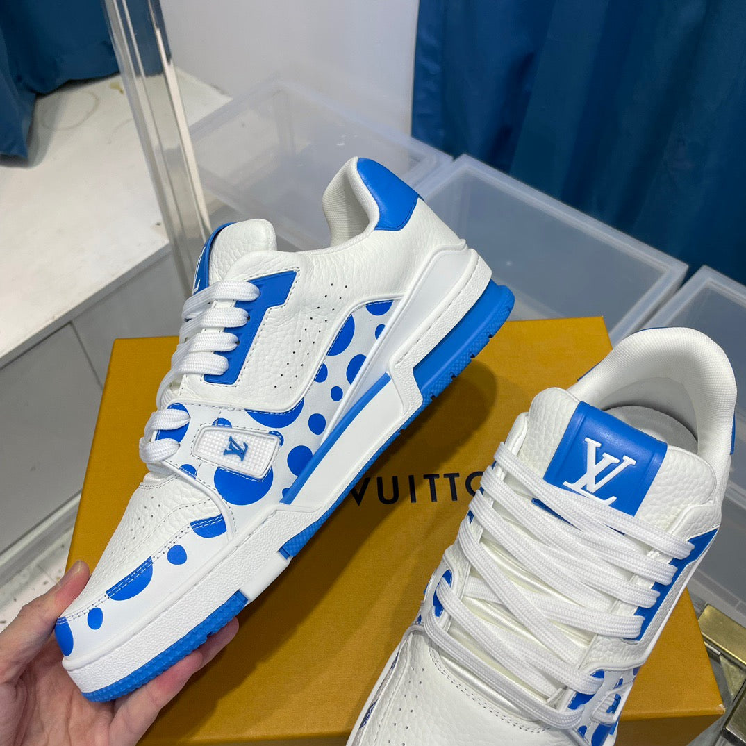 White blue Shoes