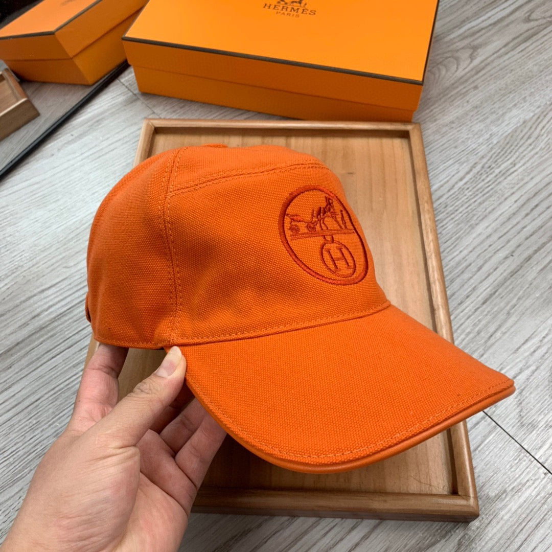 Black, Orange and Grey Caps