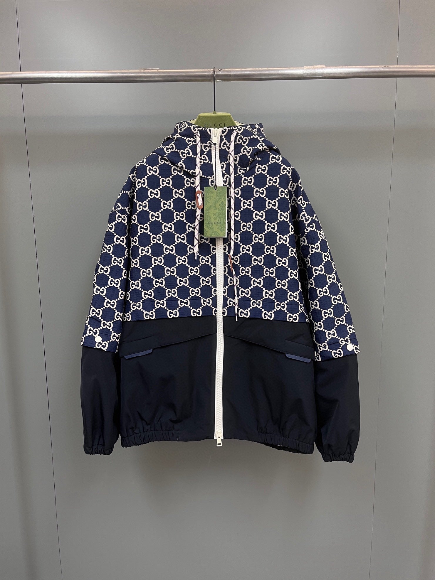 Black blue Jacket - Size L