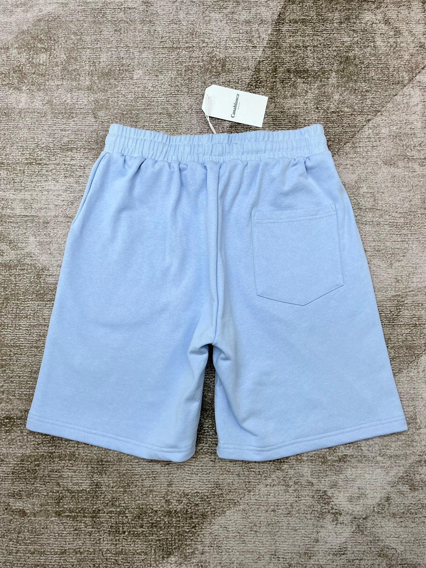 Sky blue and Black Short