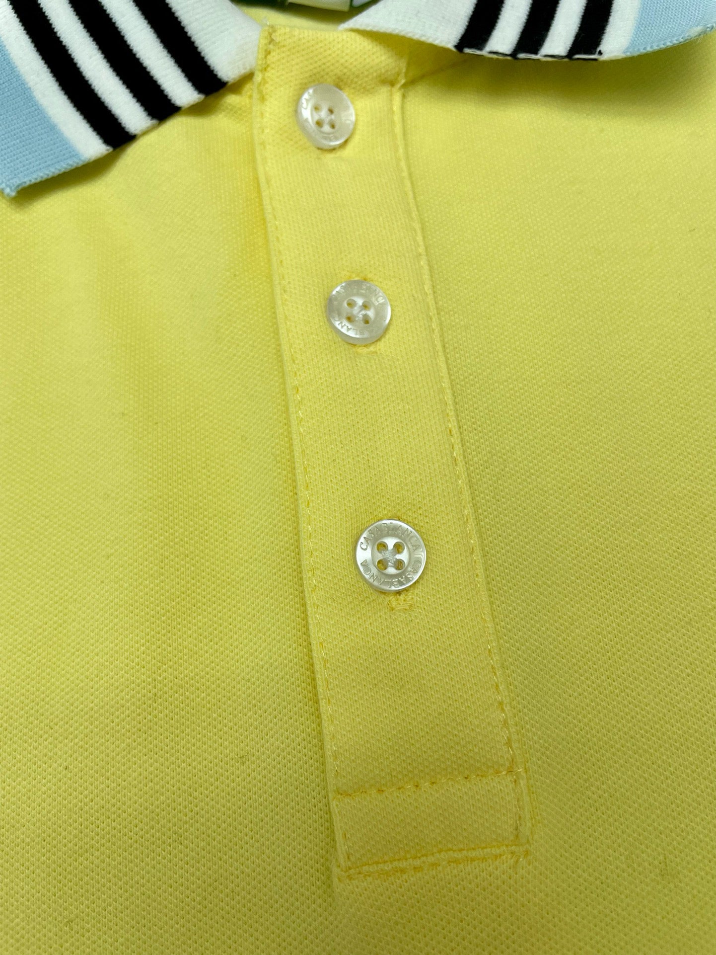 Yellow and Black Polo