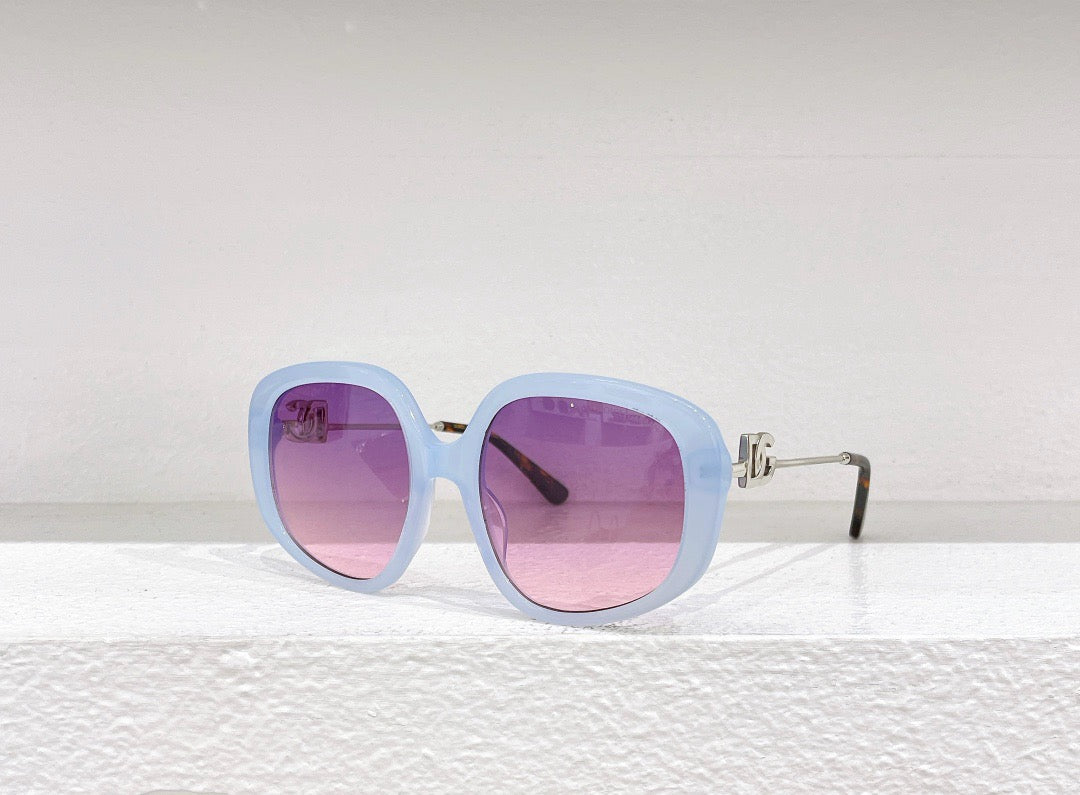 Sky blue,White,Black and Pink Sunglass