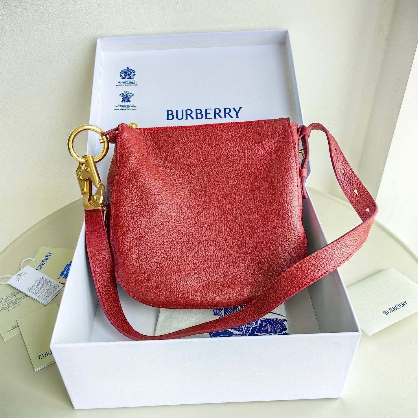 White and Red Bag