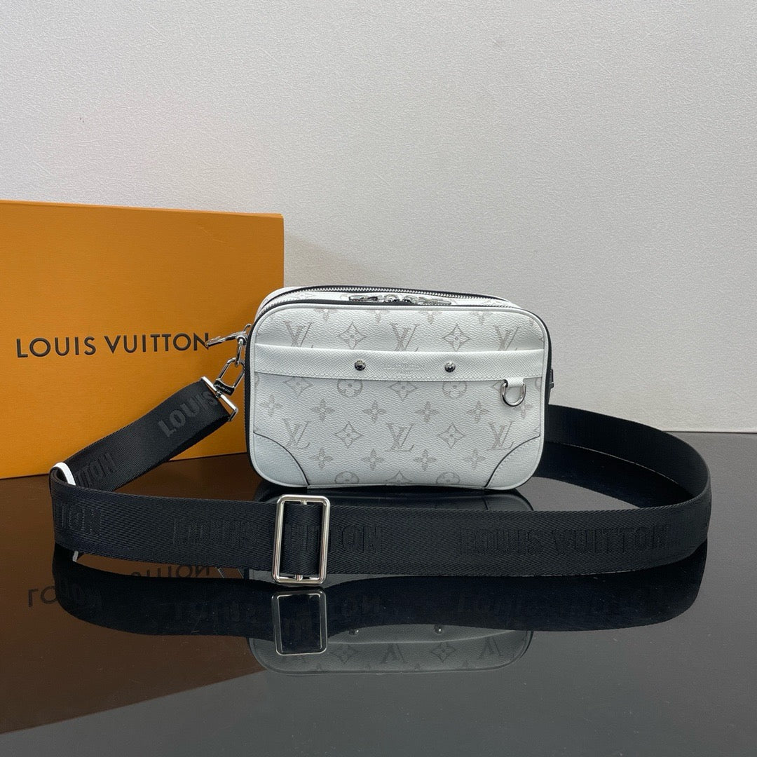 White and Sky blue  Bag