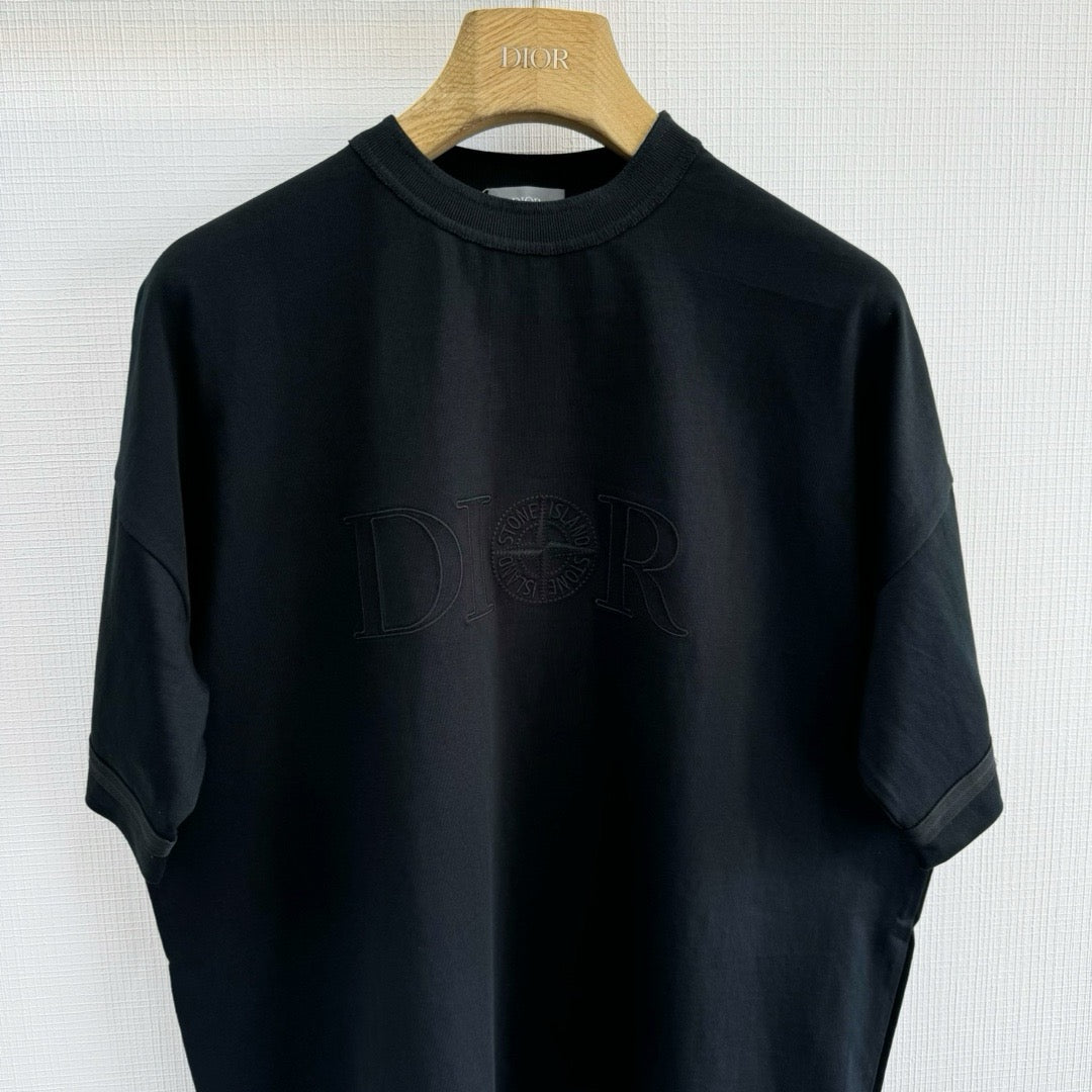 Grey,Blue and Black T-shirt