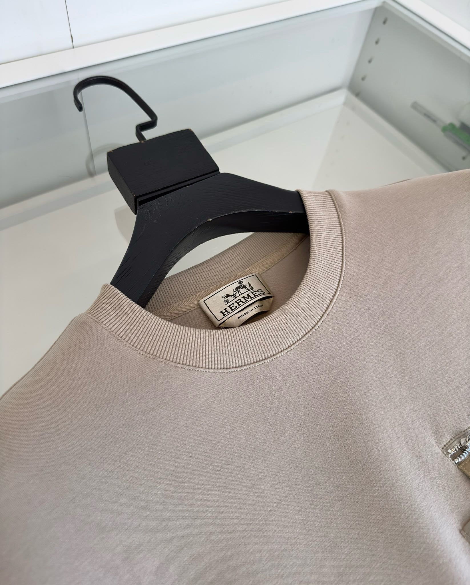 Black, Khaki and Grey Sweatshirt