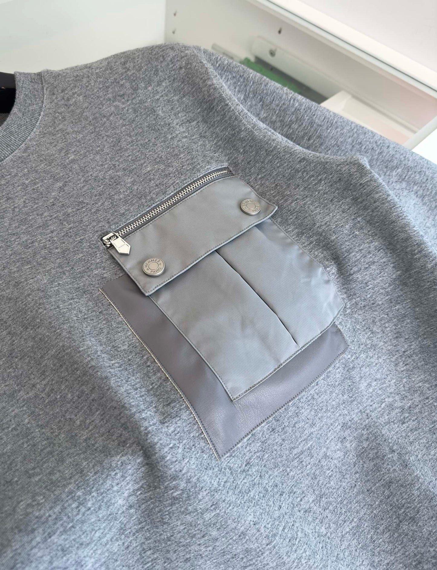 Black, Khaki and Grey Sweatshirt