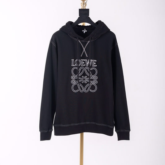 Black White Hoodie