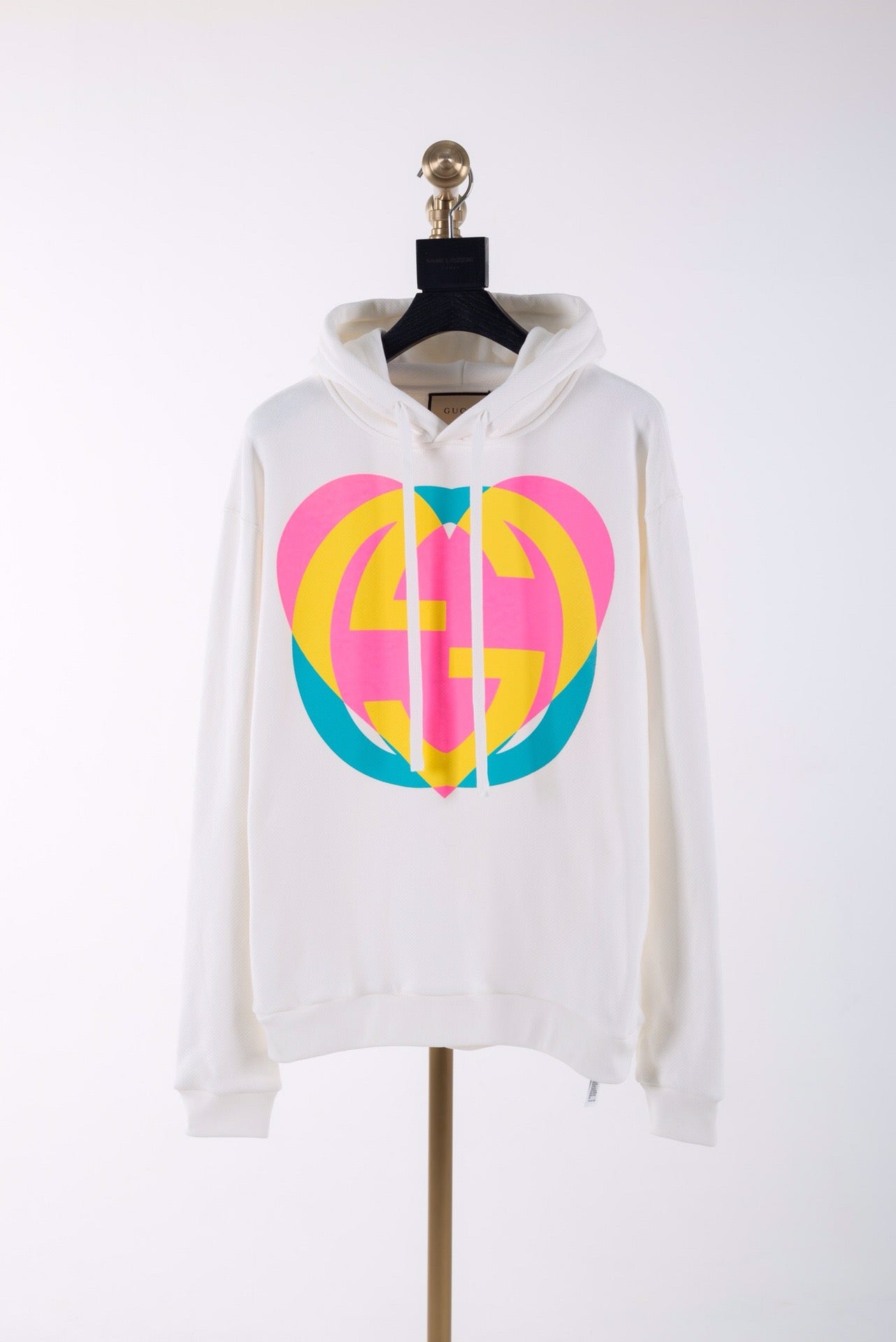 White and Pink Hoodie