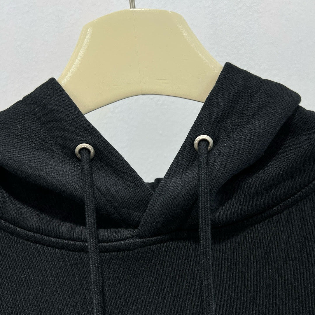 Beige Black and Gray Hoodie