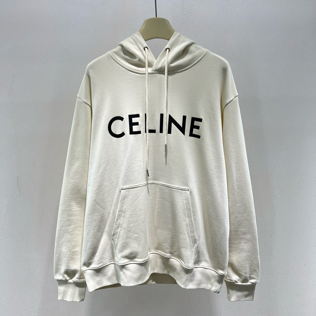 Beige Black and Gray Hoodie