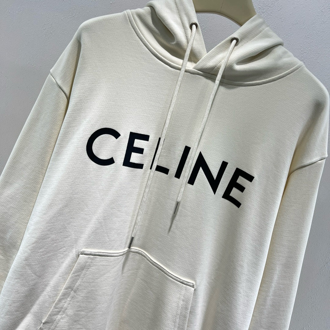 Beige Black and Gray Hoodie