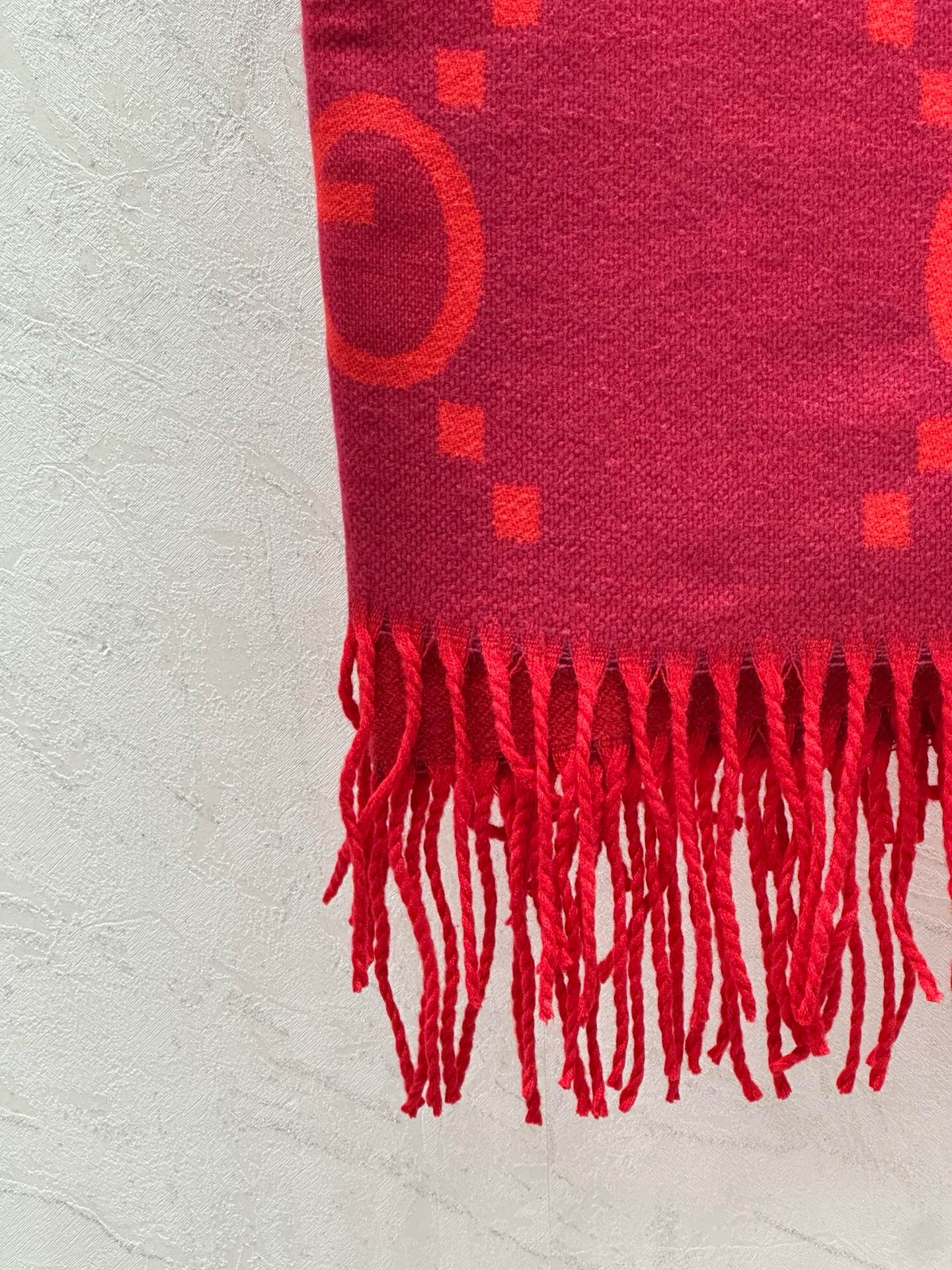 Red and Pink Scarf