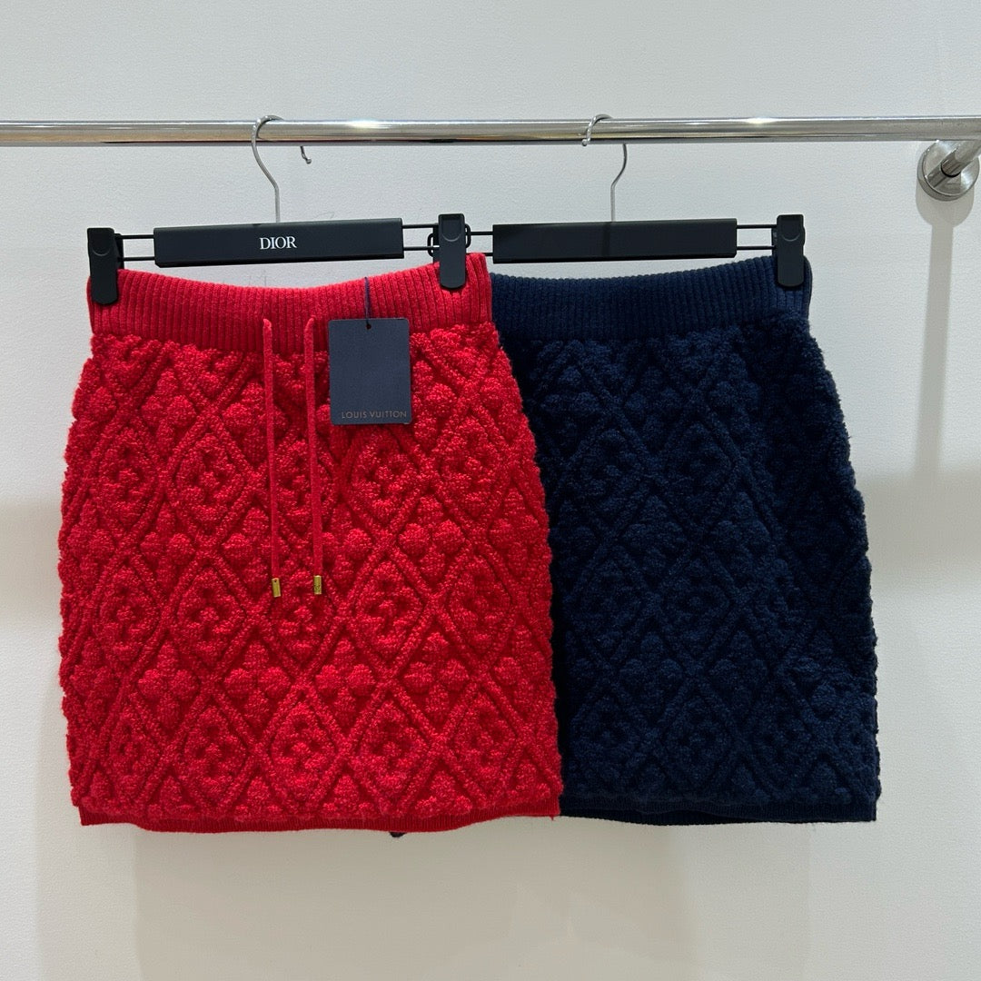 Red and Dark Blue Short