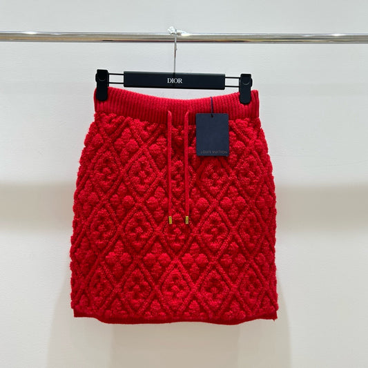 Red and Dark Blue Short