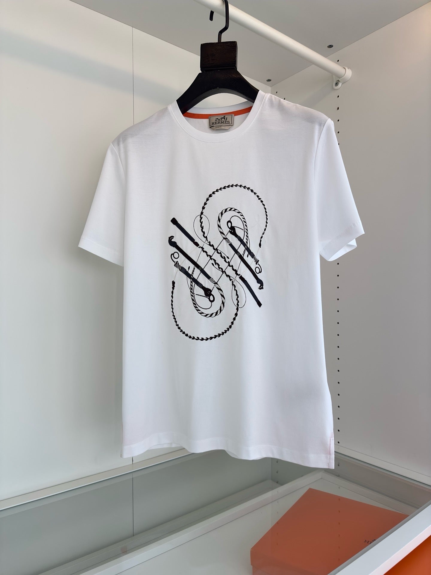 White and Black T-Shirt