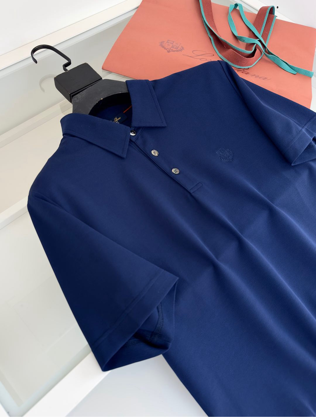 Blue and Khaki Polo