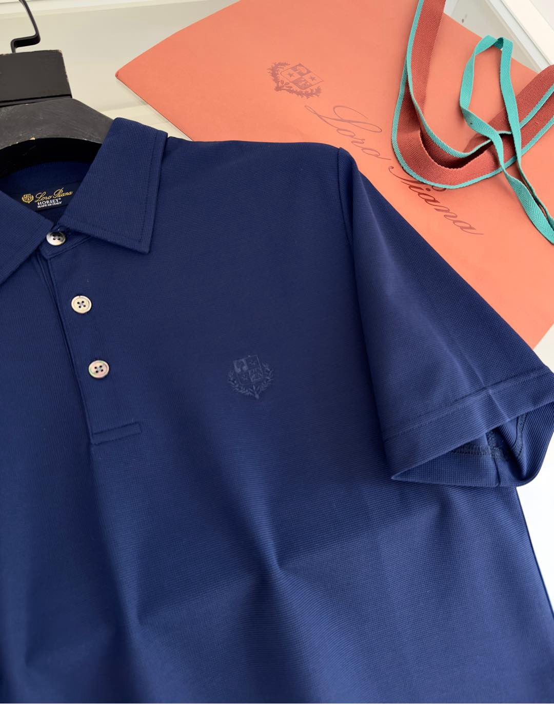 Blue and Khaki Polo