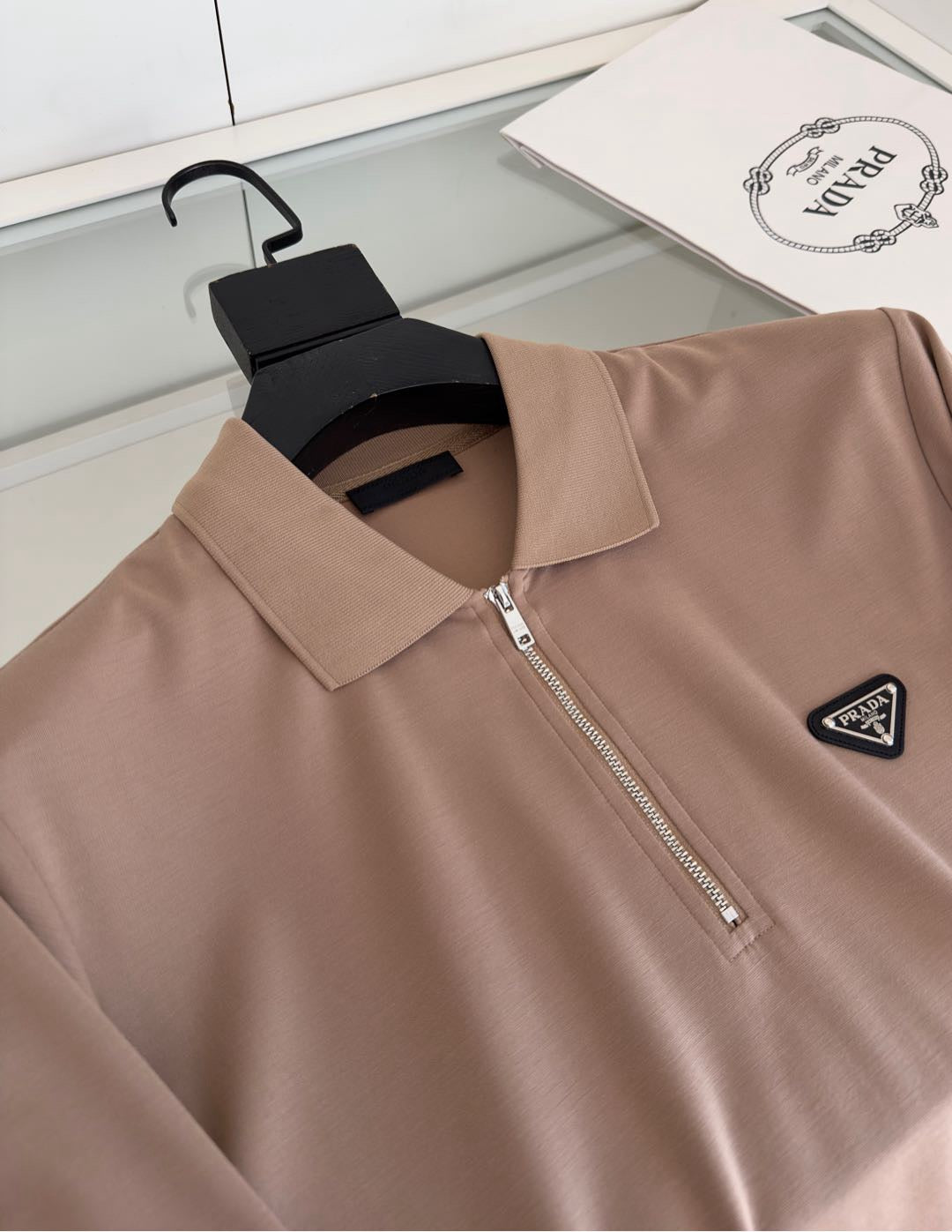 Black and Khaki Polo