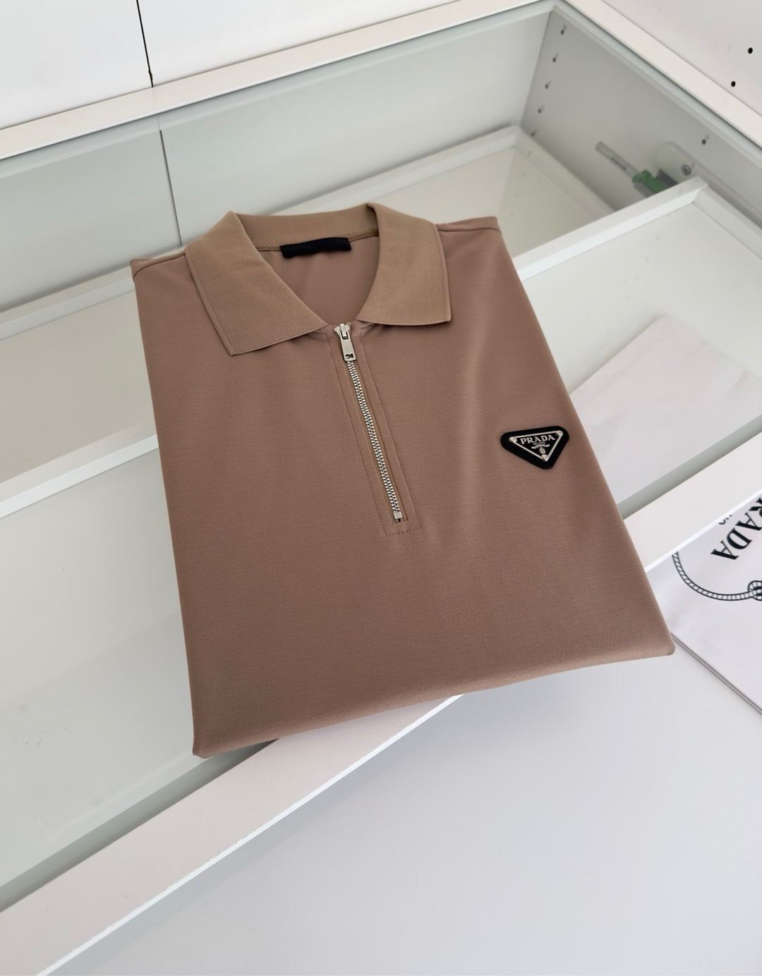 Black and Khaki Polo