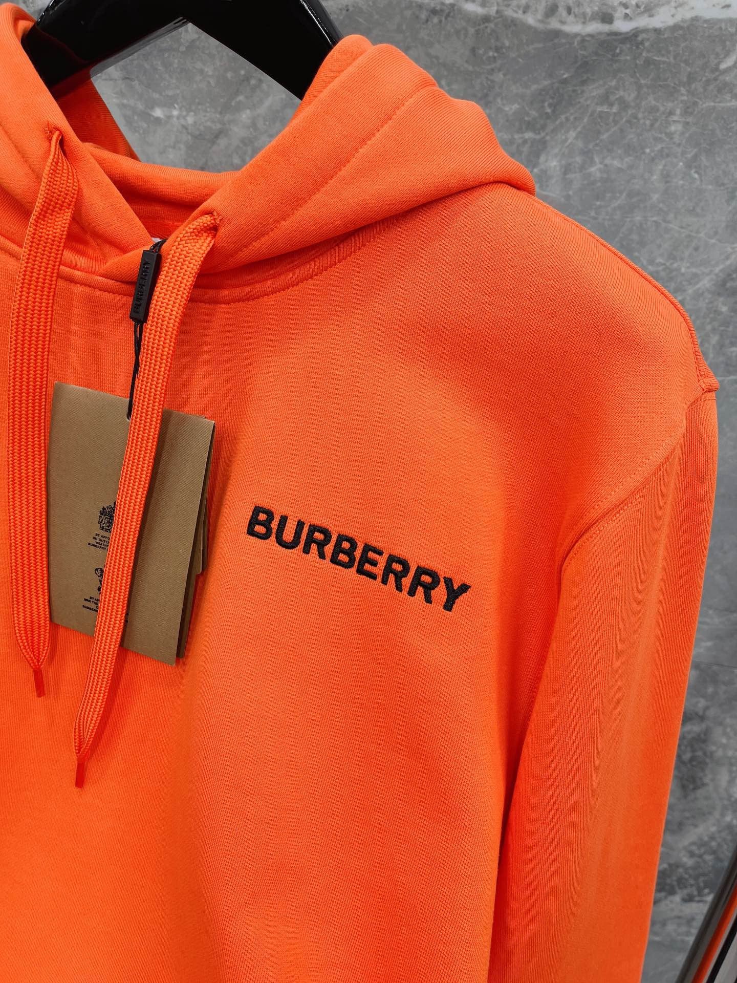 Black, Dark blue and Orange Hoodie