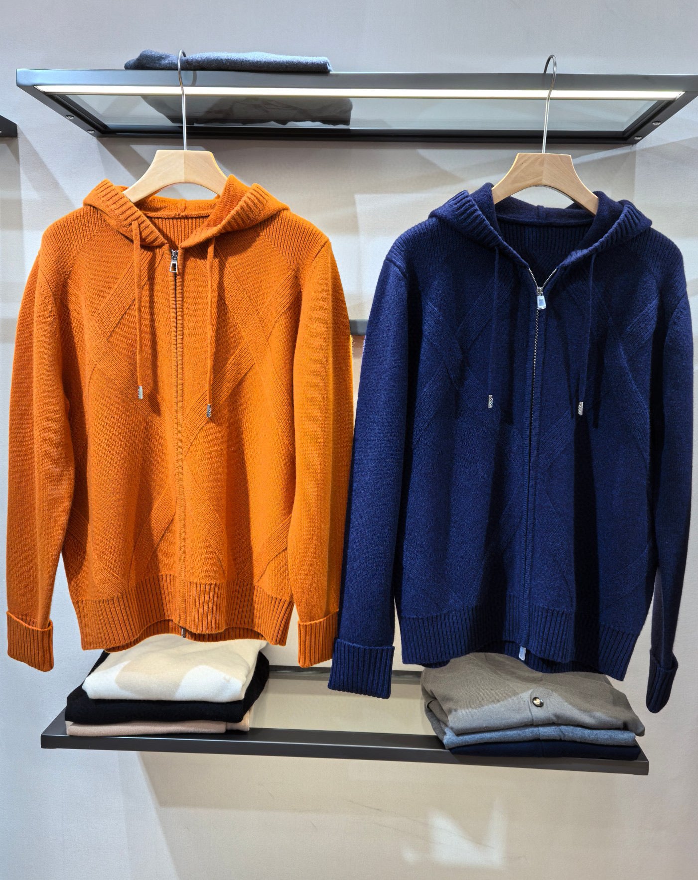 Orange and Dark Blue Jacket