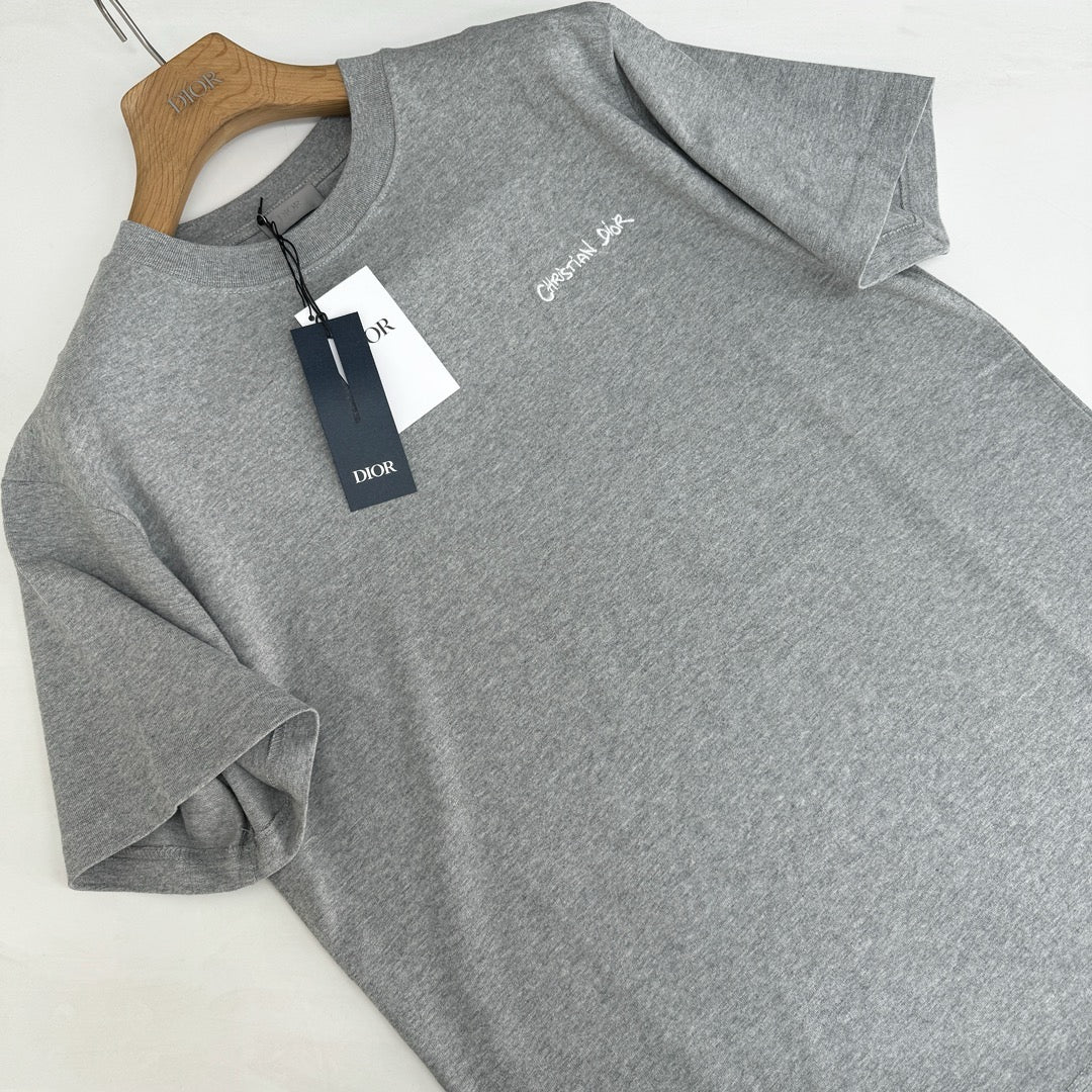 Grey and White T-shirt