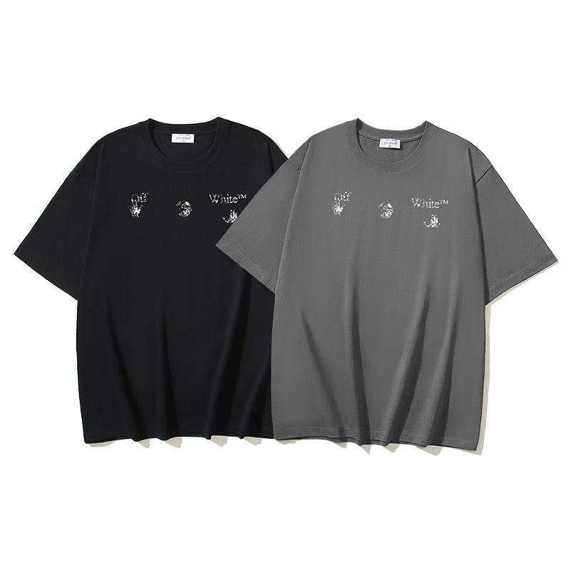 Dark black and Black T-shirt