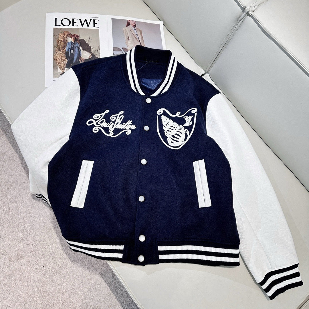 White Blue Jacket