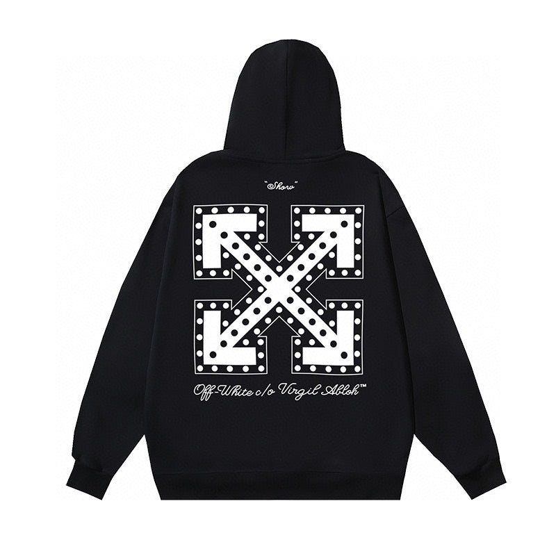 Black and White Hoodie