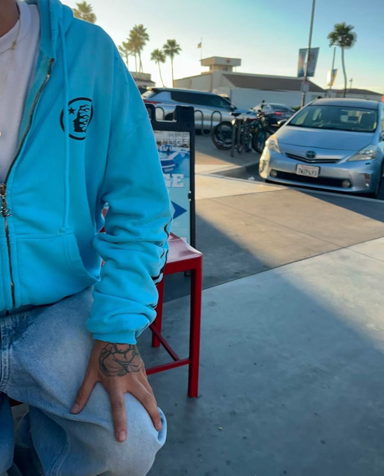 Sky Blue Hoodie