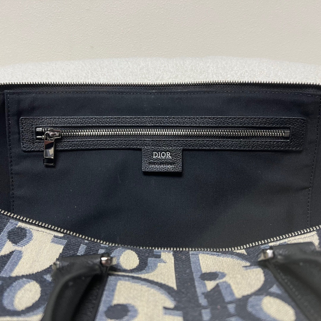 Blue and Black grey Bag