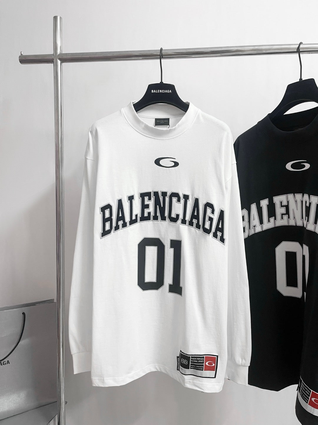 Black and White Jersey