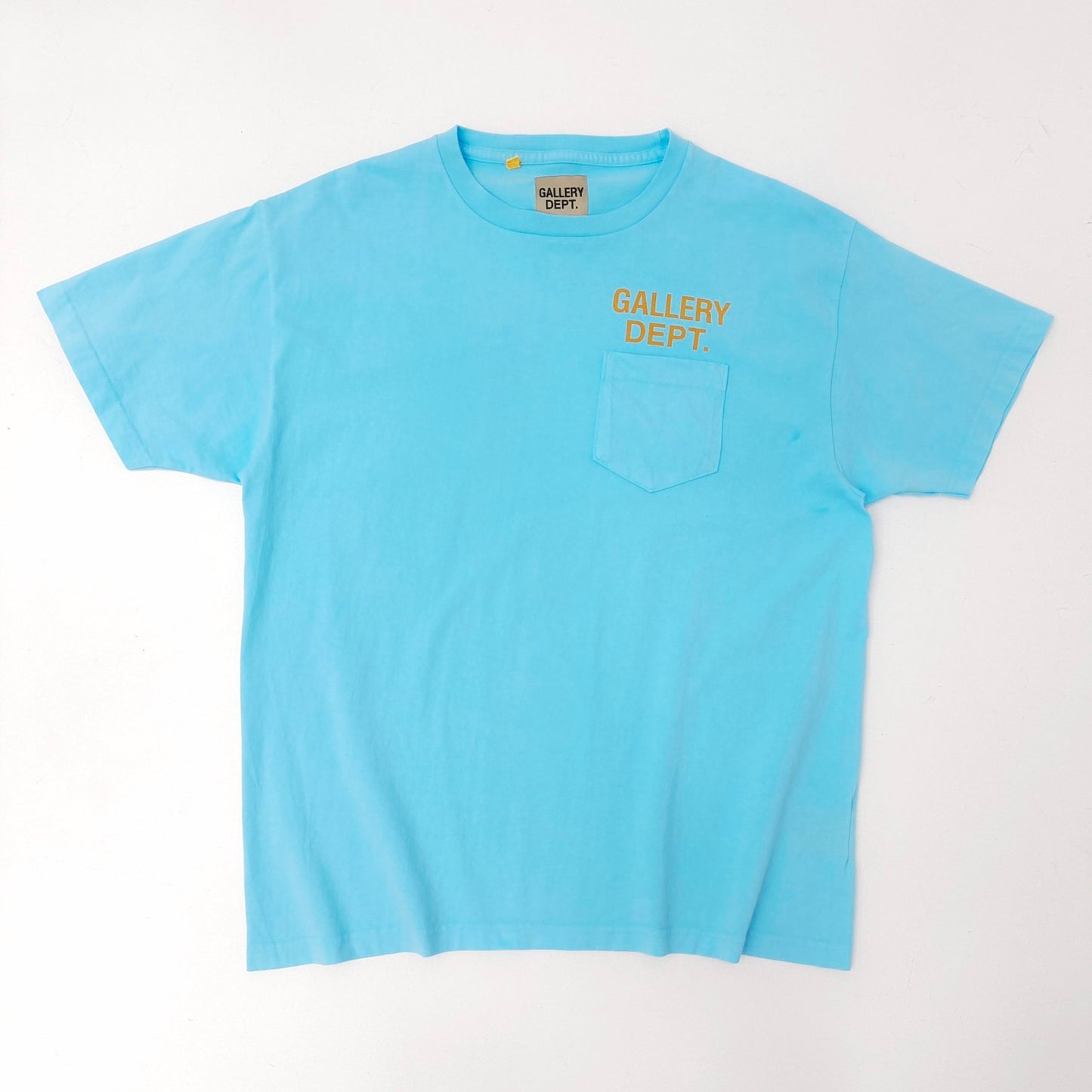 Lake blue and Off white T-shirt