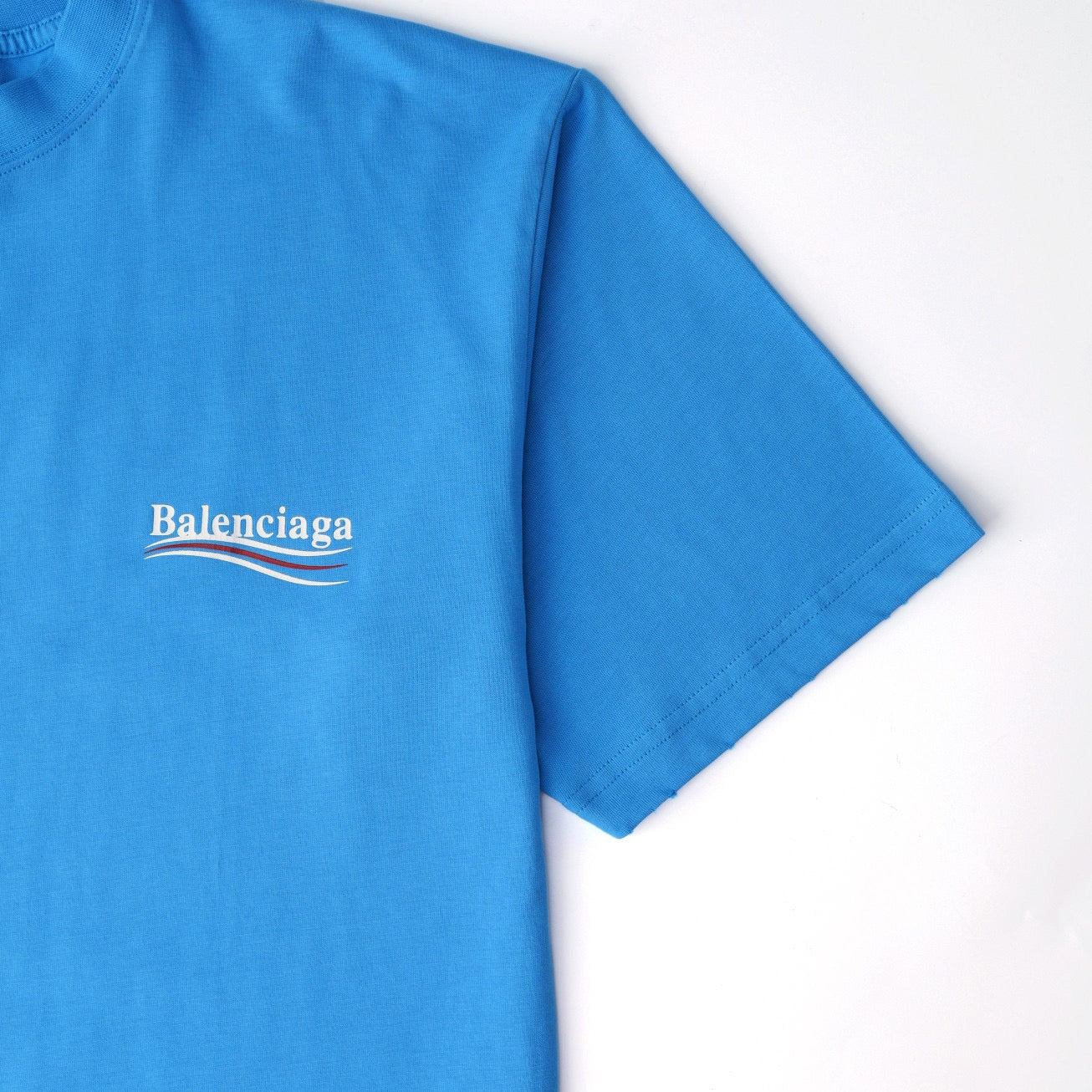 Sky blue and Black T-shirt