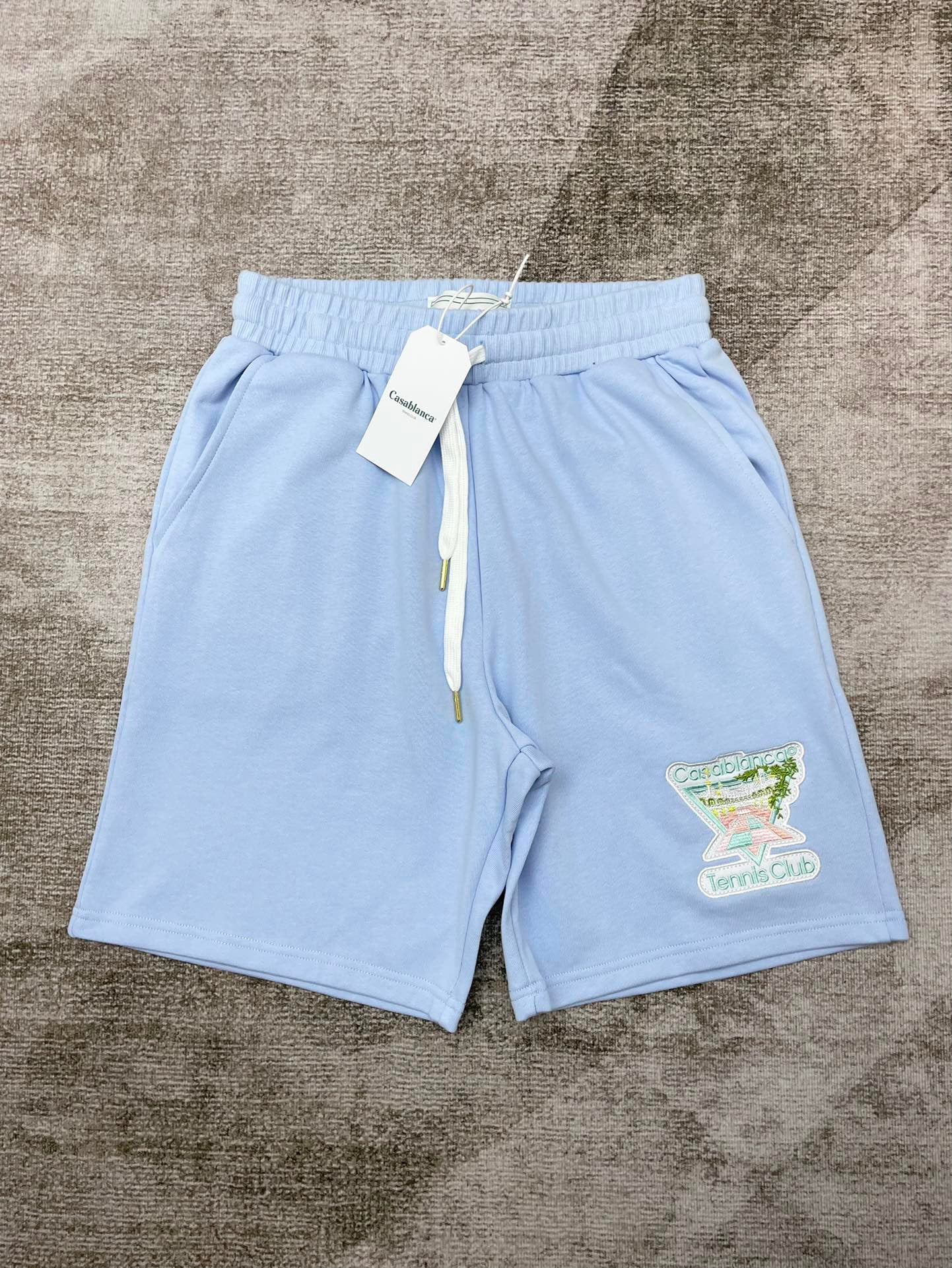 Black and Sky blue Short