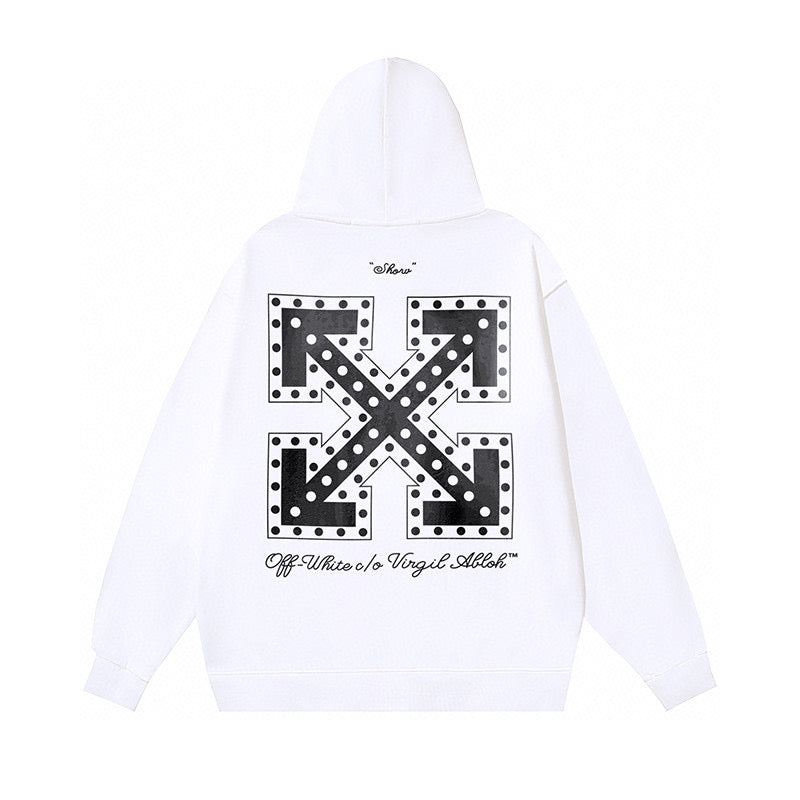 Black and White Hoodie