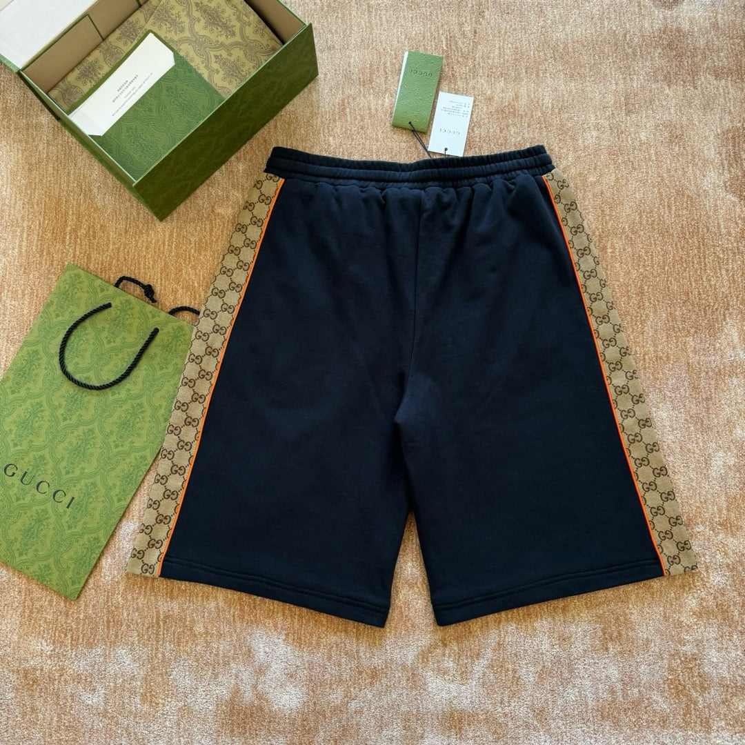 Black khaki Short