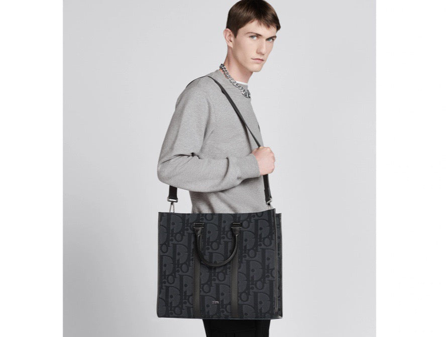 Blue and Black grey Bag