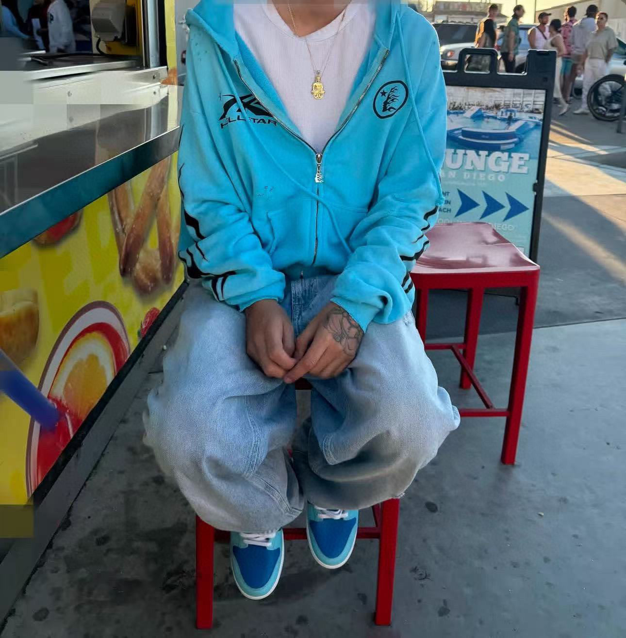 Sky Blue Hoodie