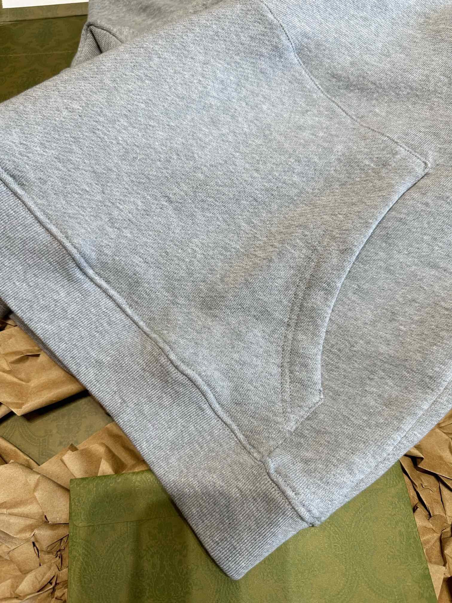 Grey and White Hoodie