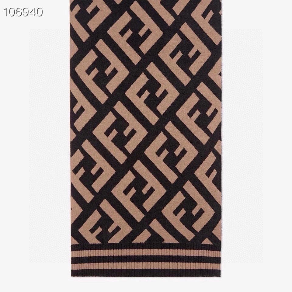 Black Khaki Scarf