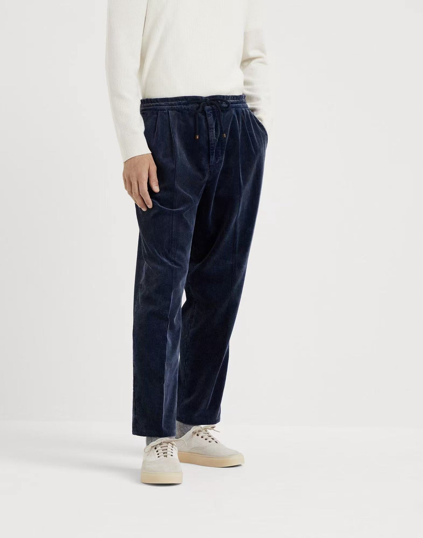 Dark Blue and Brown Pant